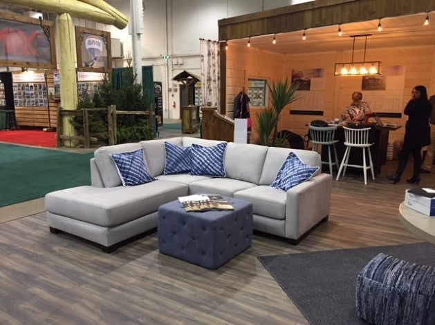 Cottage Home Show White Sectional