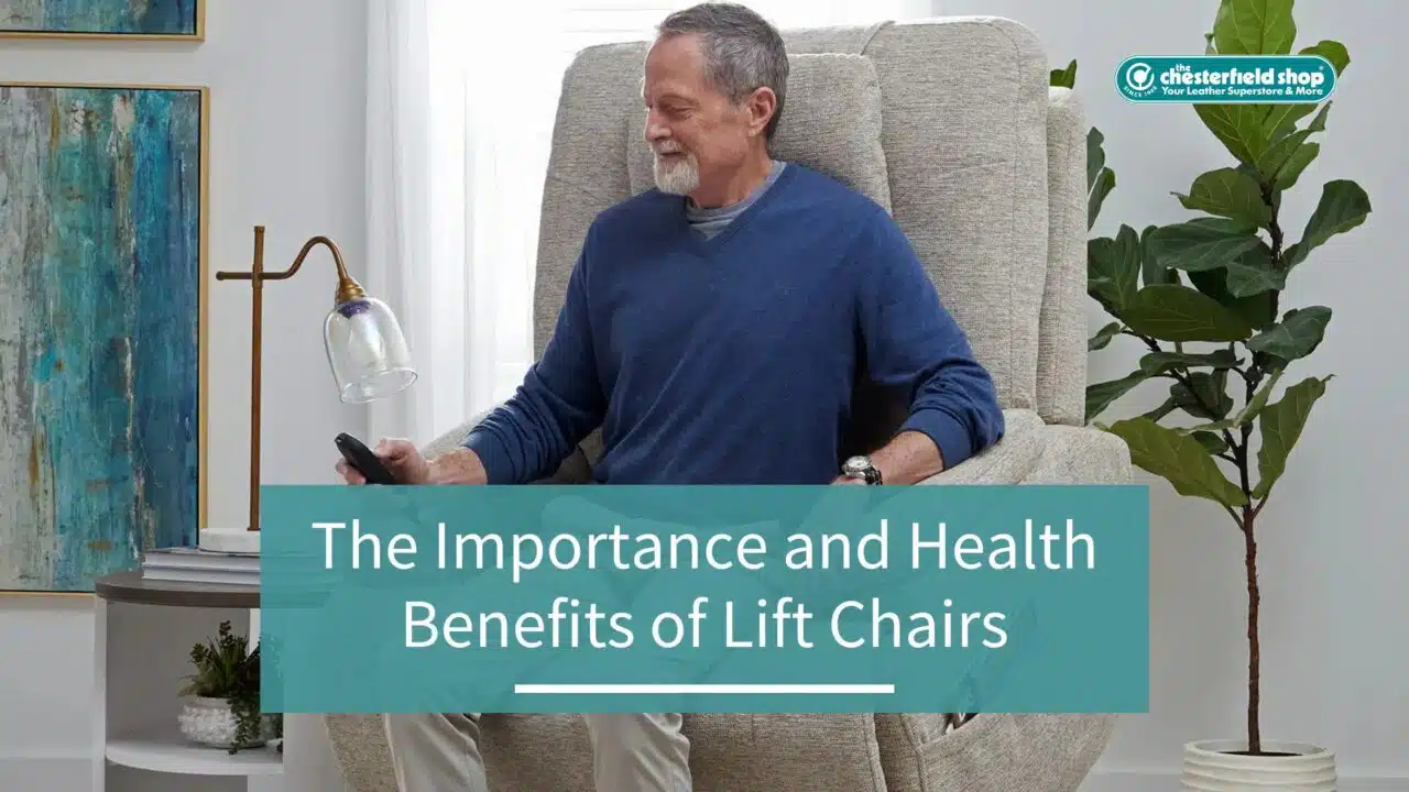 Older adult sitting comfortably in a lift chair at home, demonstrating the comfort, mobility support, and health benefits lift chairs provide for daily living.